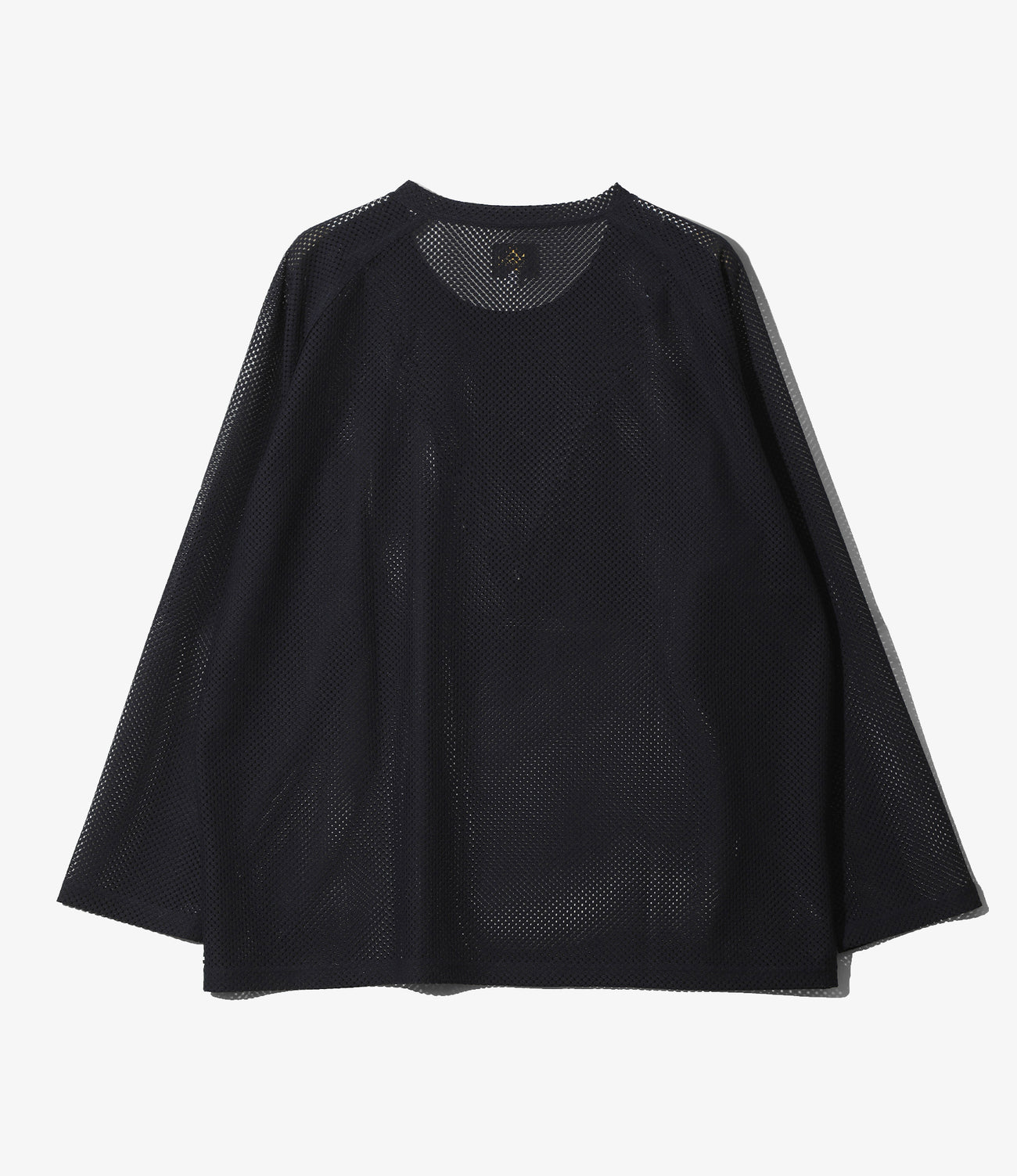 L/S U Neck Tee - Geometric Raschel Lace