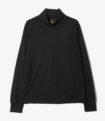 L/S High Neck Tee - Wool Jersey