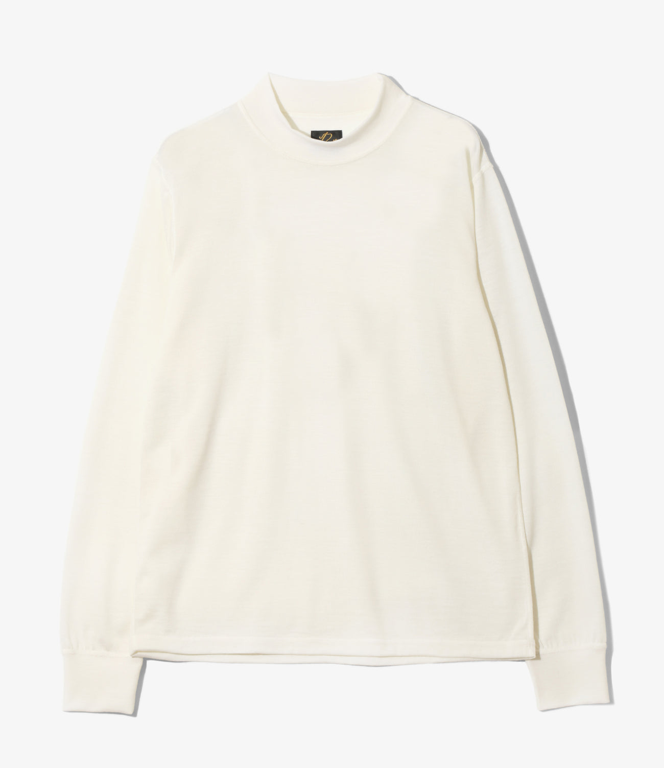 L/S Mock Neck Tee - Wool Jersey