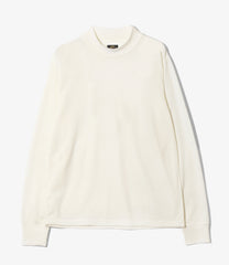 L/S Mock Neck Tee - Wool Jersey