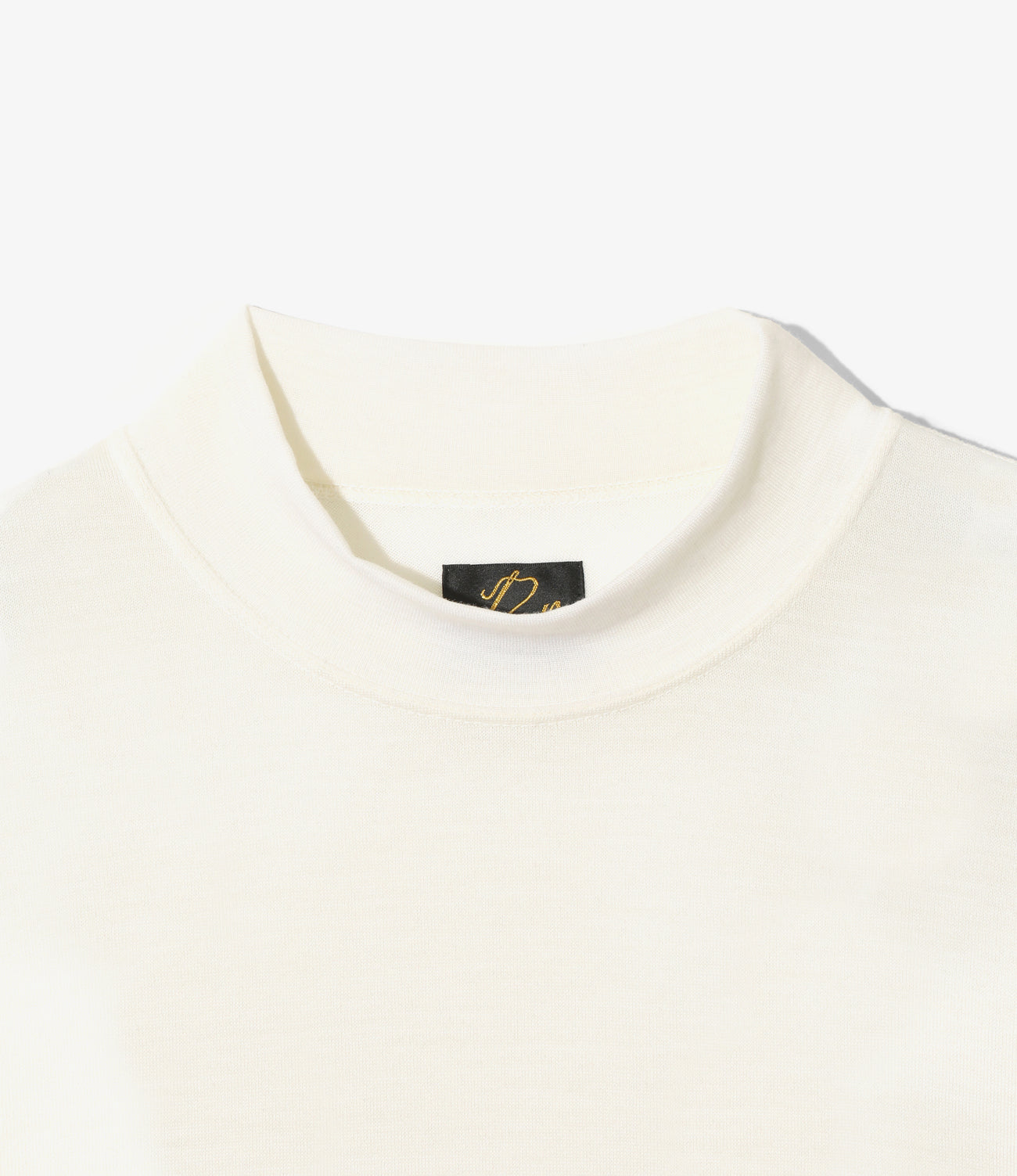 L/S Mock Neck Tee - Wool Jersey