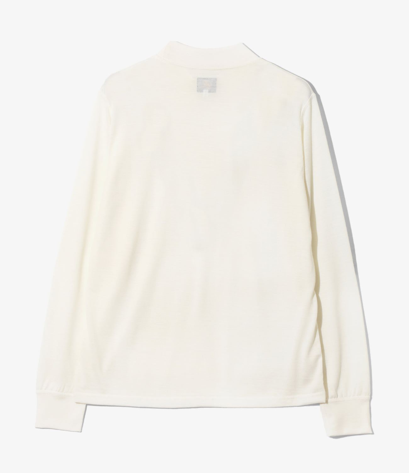 L/S Mock Neck Tee - Wool Jersey