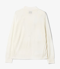 L/S Mock Neck Tee - Wool Jersey