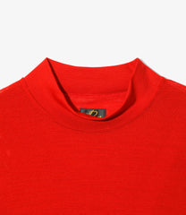 L/S Mock Neck Tee - Wool Jersey