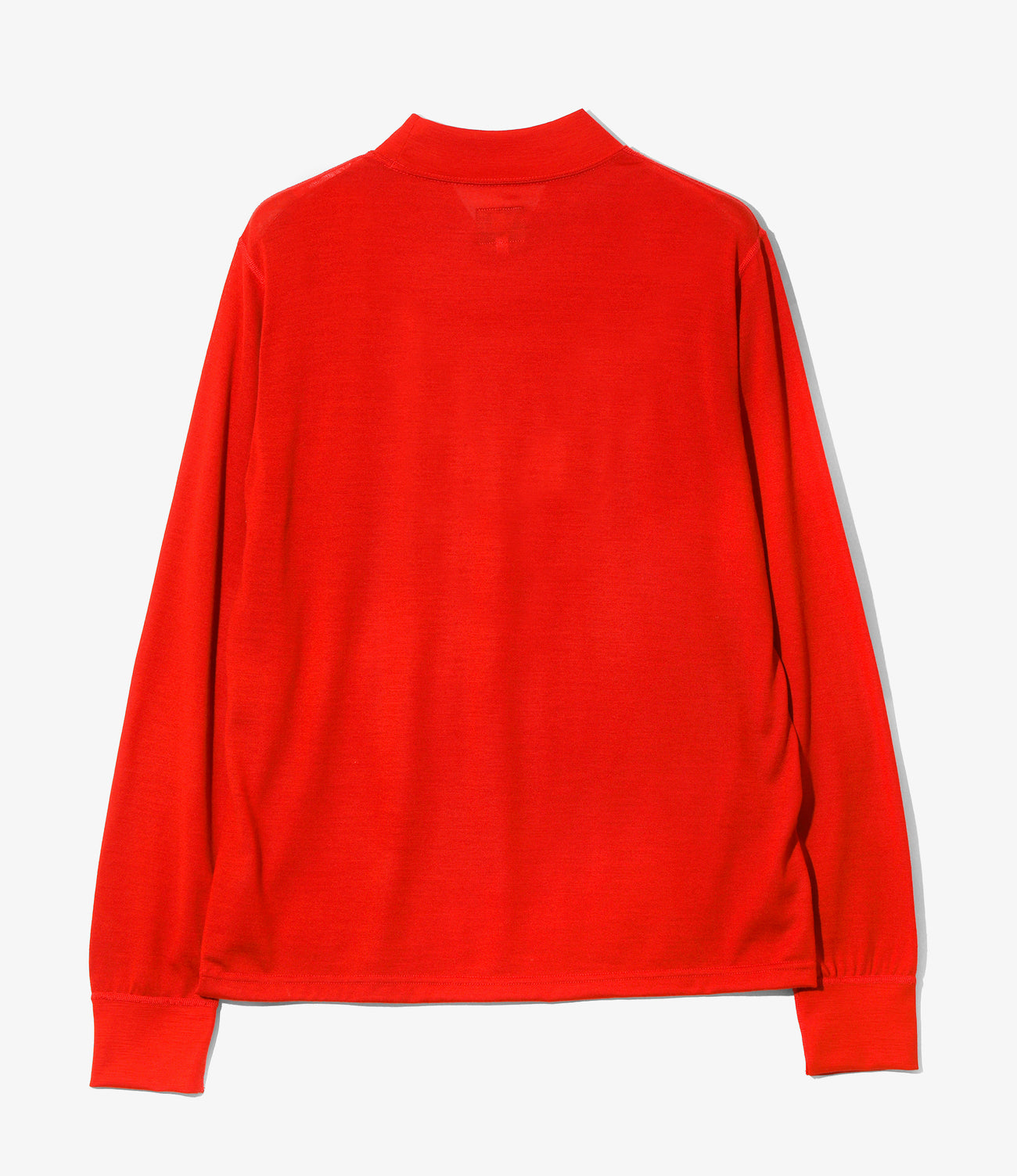 L/S Mock Neck Tee - Wool Jersey