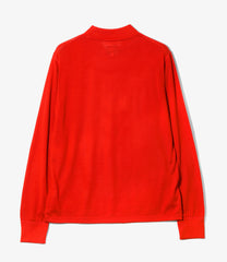L/S Mock Neck Tee - Wool Jersey