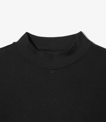 L/S Mock Neck Tee - Wool Jersey