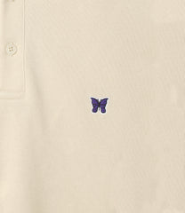 Shawl Collar L/S Polo - Cotton Pique