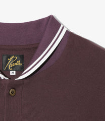 Shawl Collar L/S Polo - Cotton Pique