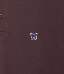 Shawl Collar L/S Polo - Cotton Pique