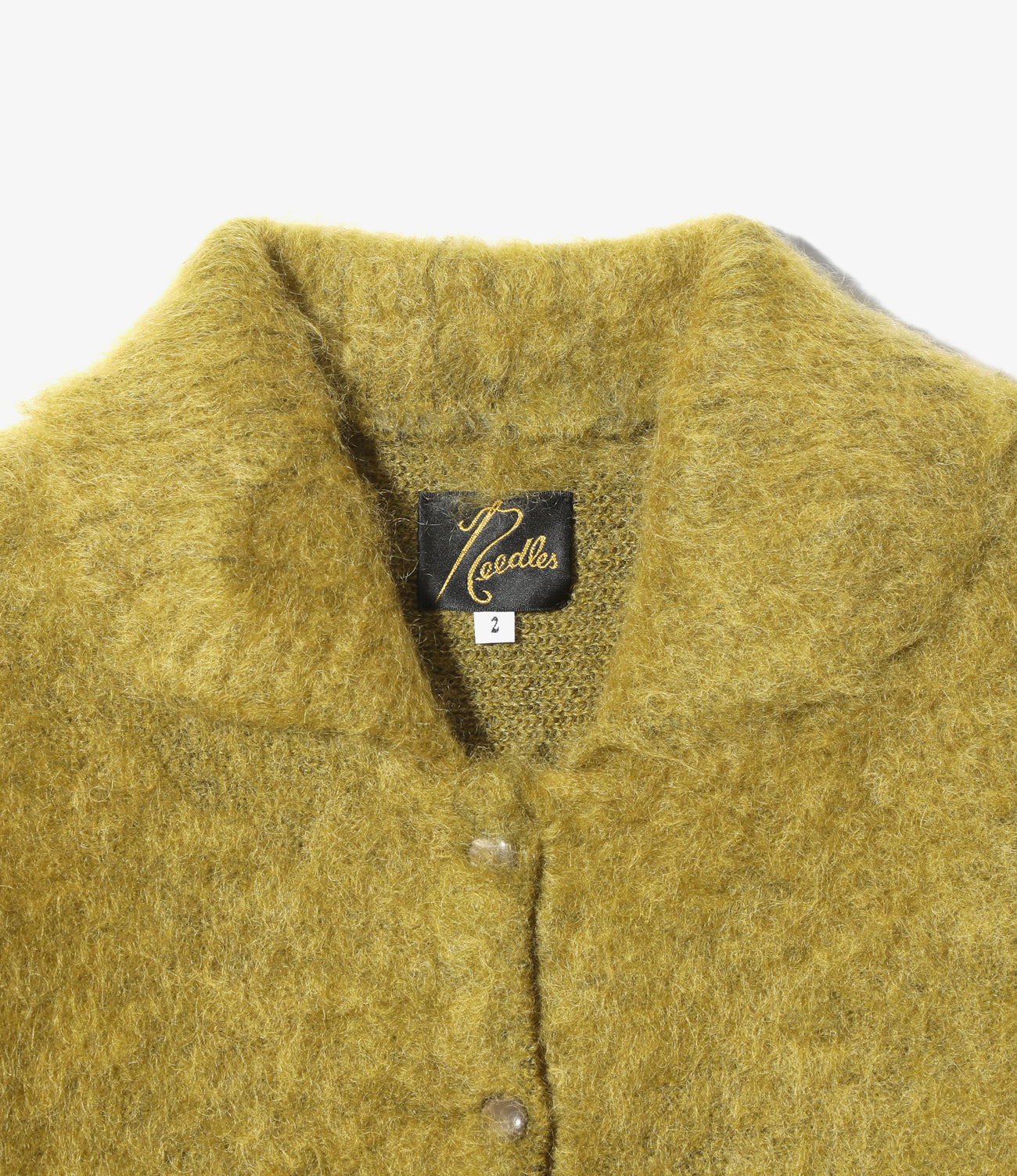 Round Collar Cardigan - Solid