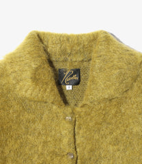 Round Collar Cardigan - Solid