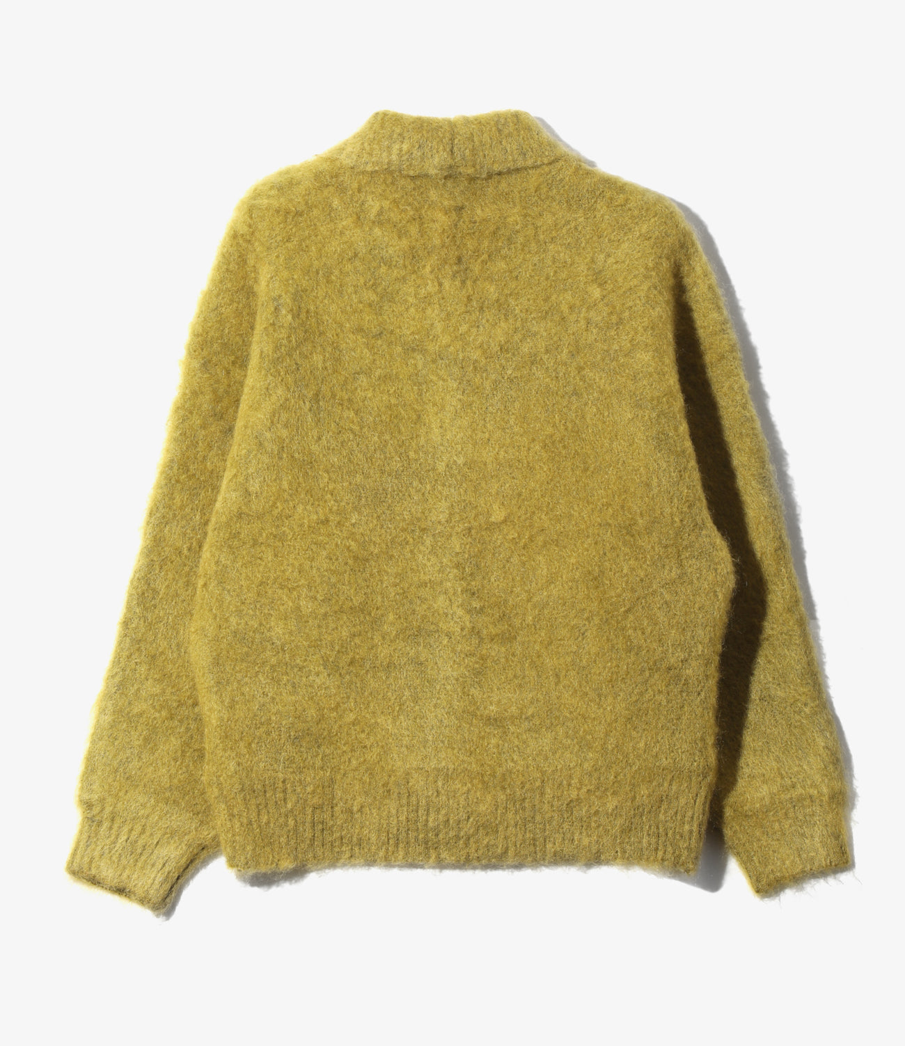 Round Collar Cardigan - Solid