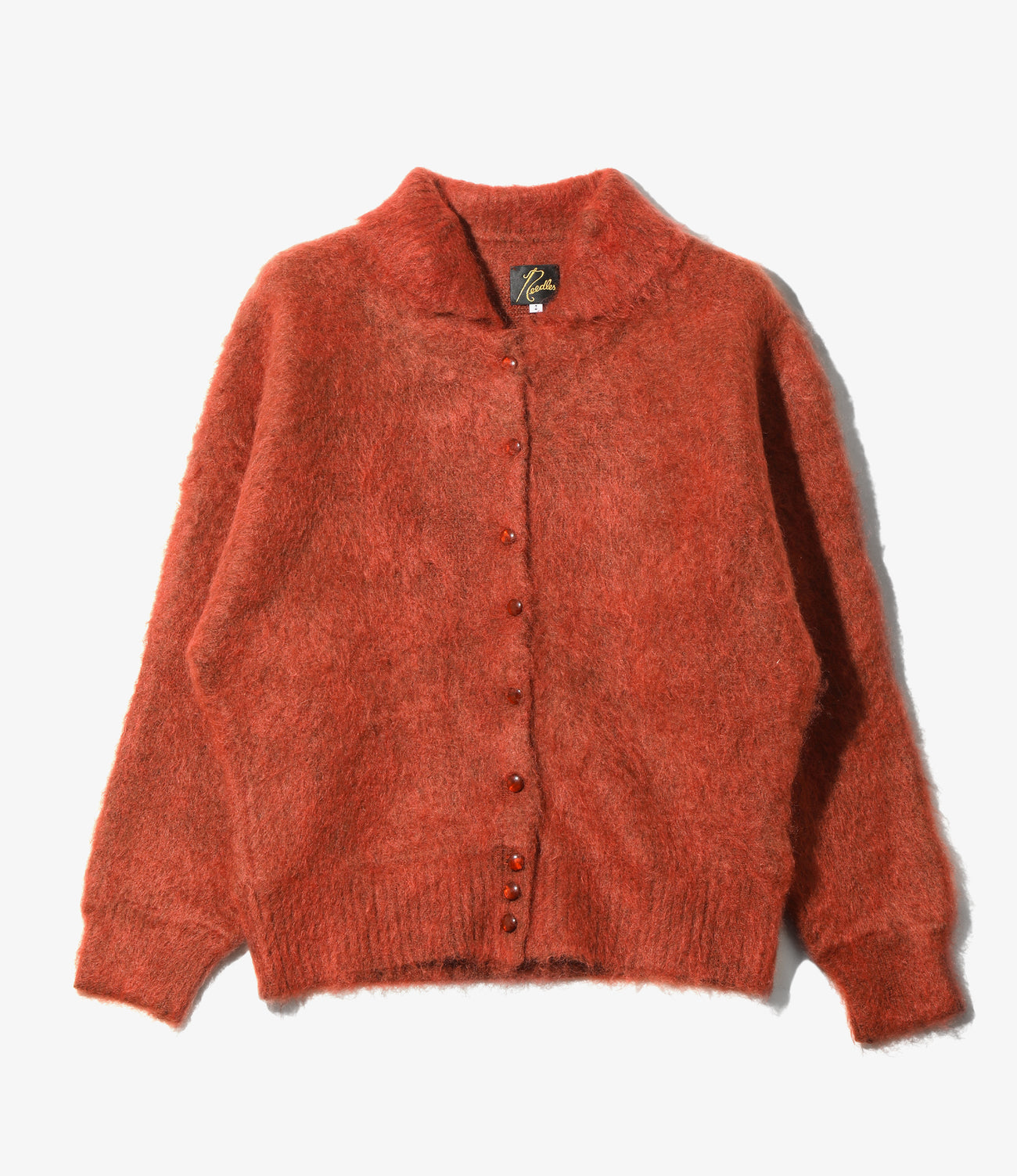 Round Collar Cardigan - Solid