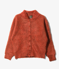 Round Collar Cardigan - Solid