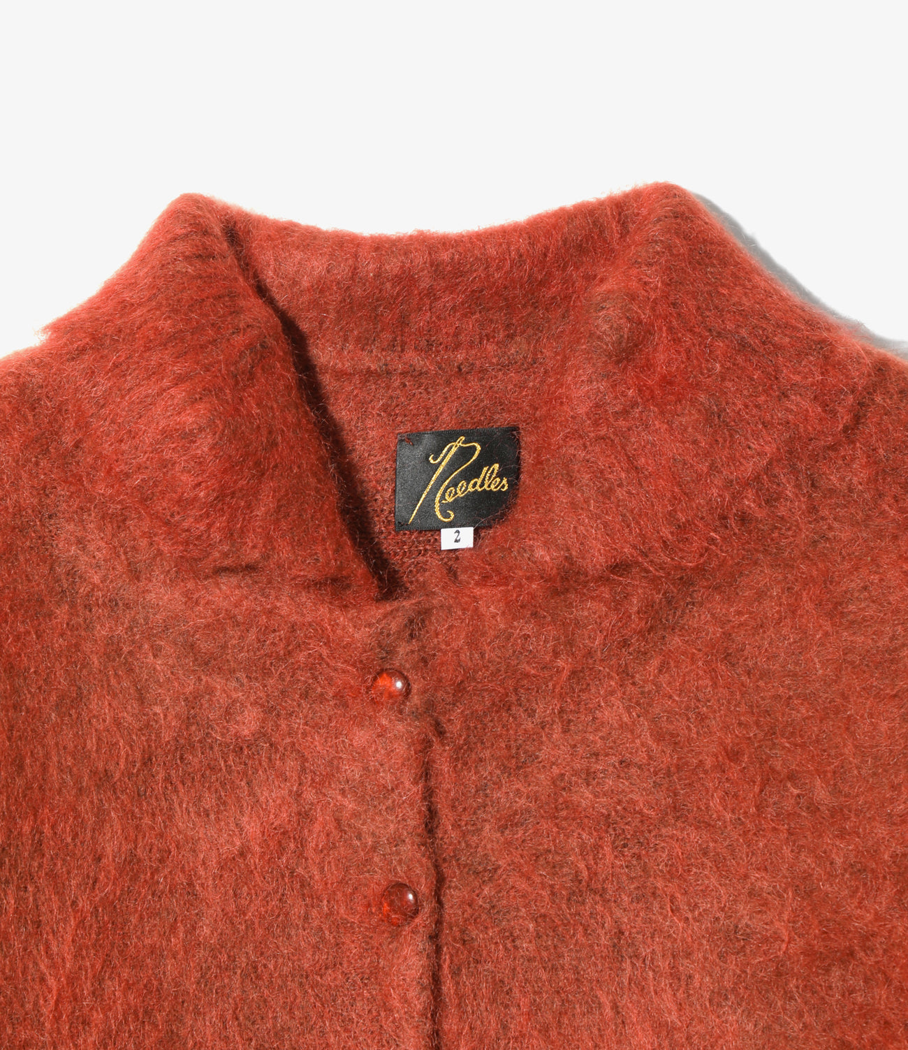 Round Collar Cardigan - Solid