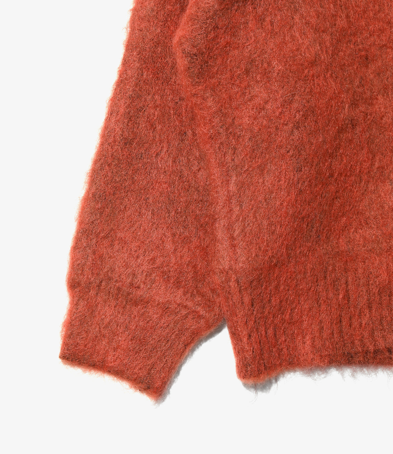 Round Collar Cardigan - Solid
