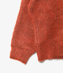 Round Collar Cardigan - Solid