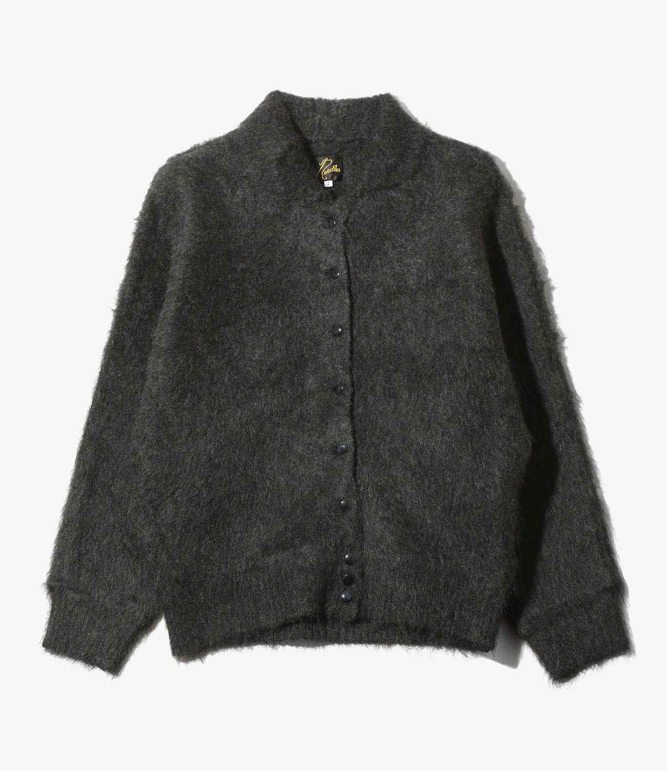 Round Collar Cardigan - Solid