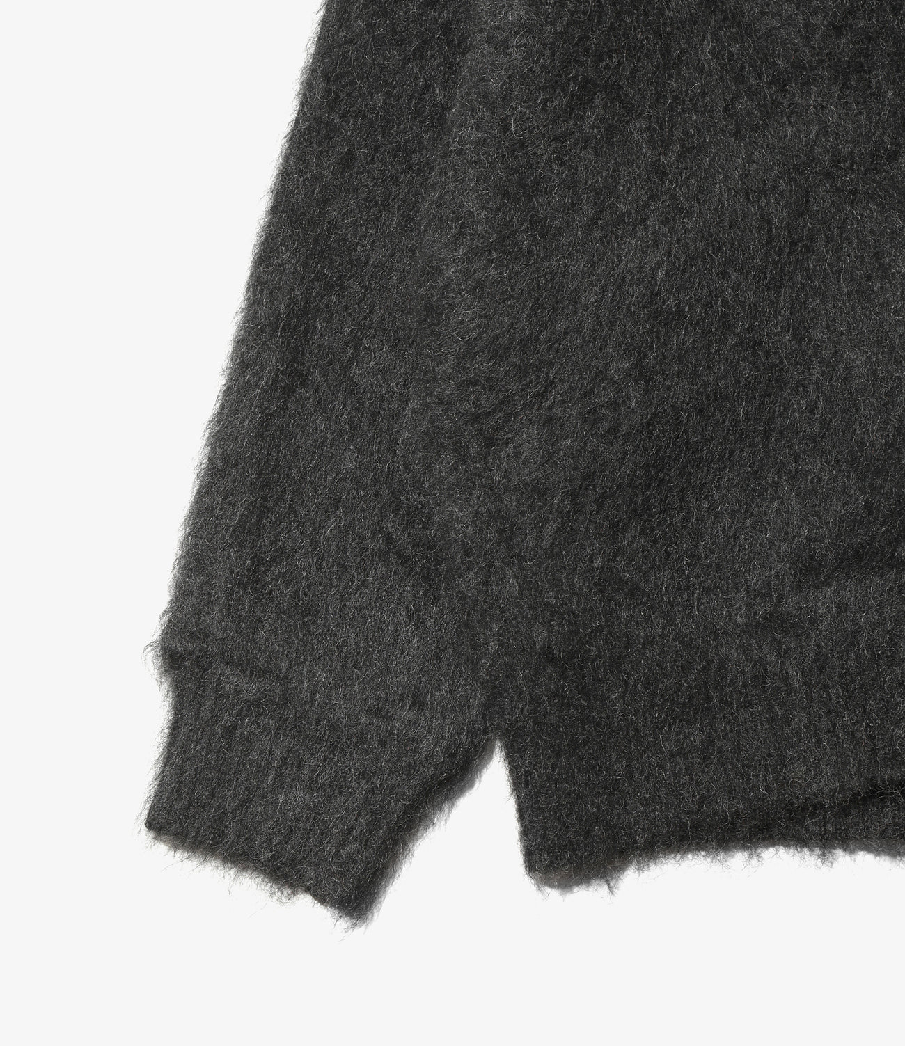 Round Collar Cardigan - Solid