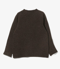 Damaged Crew Sweater - Shetland Wool