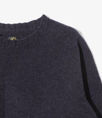 Damaged Crew Sweater - Shetland Wool