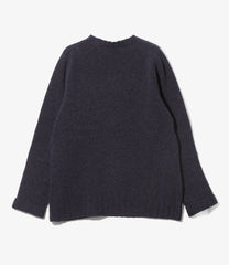 Damaged Crew Sweater - Shetland Wool