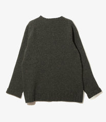 Damaged Crew Sweater - Shetland Wool