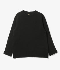 Damaged Crew Sweater - Shetland Wool