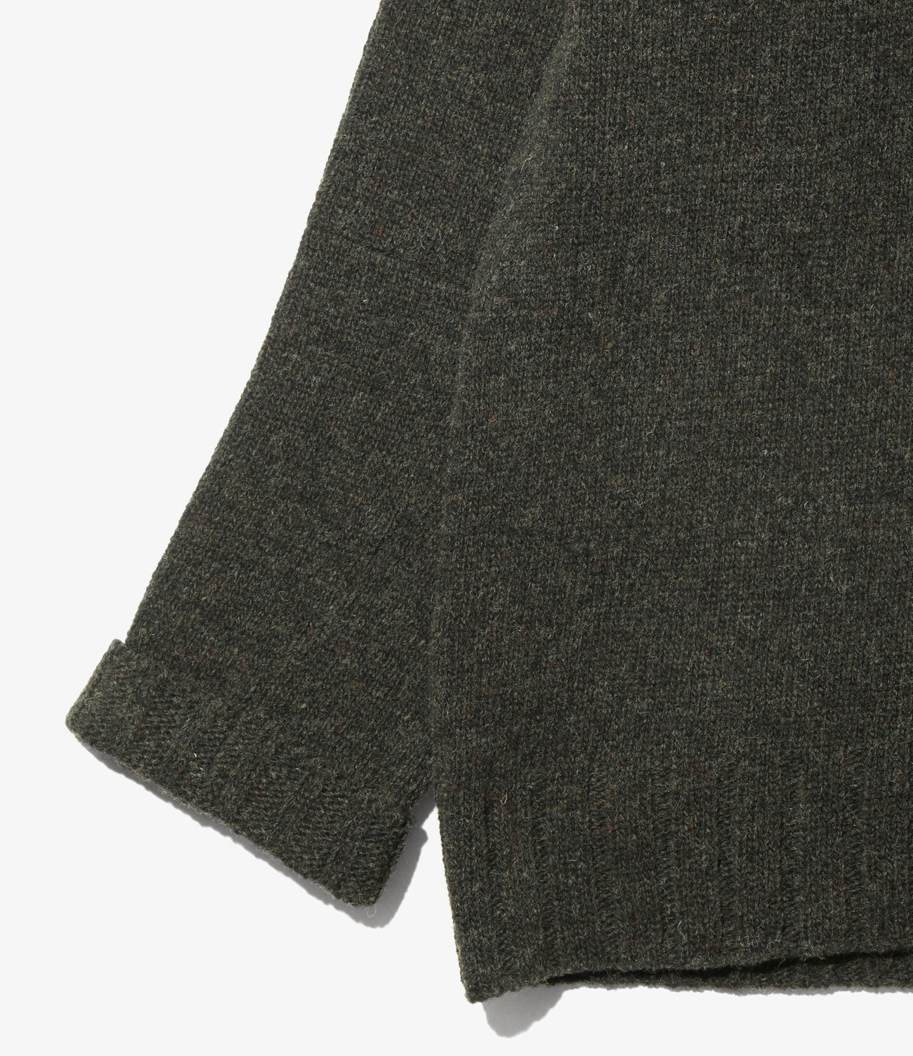 Damaged V Neck Cardigan-ShetlandWool