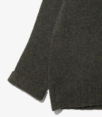 Damaged V Neck Cardigan-ShetlandWool
