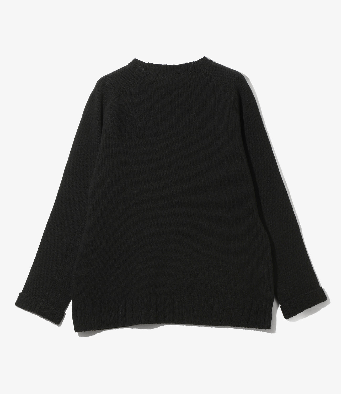 Damaged V Neck Cardigan-ShetlandWool