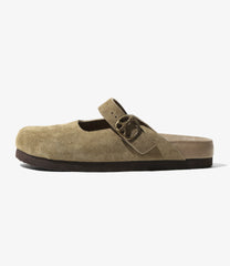 Clog Sandal - Mary Jane / Suede