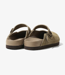 Clog Sandal - Mary Jane / Suede