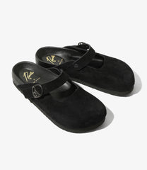 Clog Sandal - Mary Jane / Suede