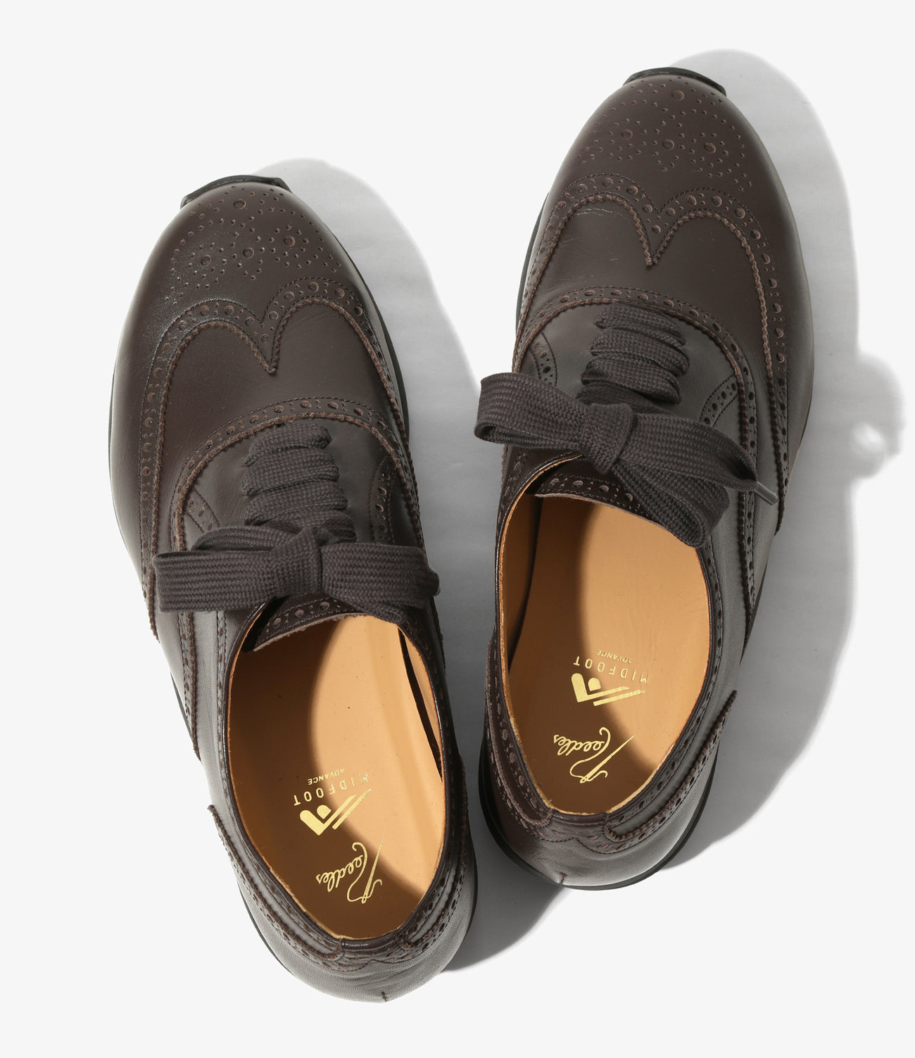Wing Tip Shoes - Smooth Leather