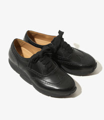 Wing Tip Shoes - Smooth Leather