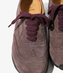 Wing Tip Shoes - Suede