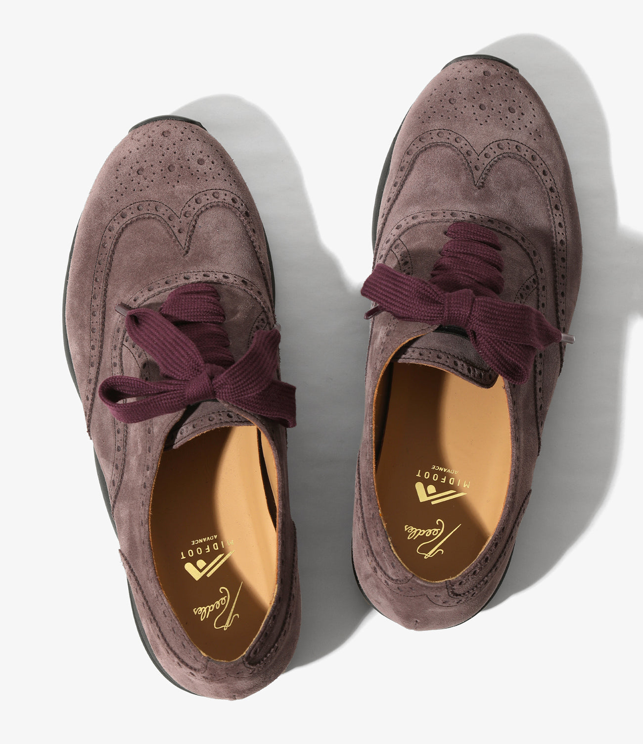 Wing Tip Shoes - Suede