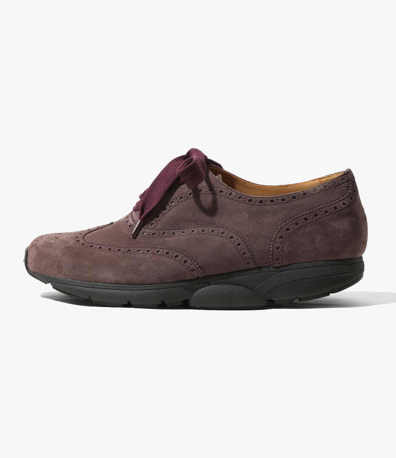 Wing Tip Shoes - Suede