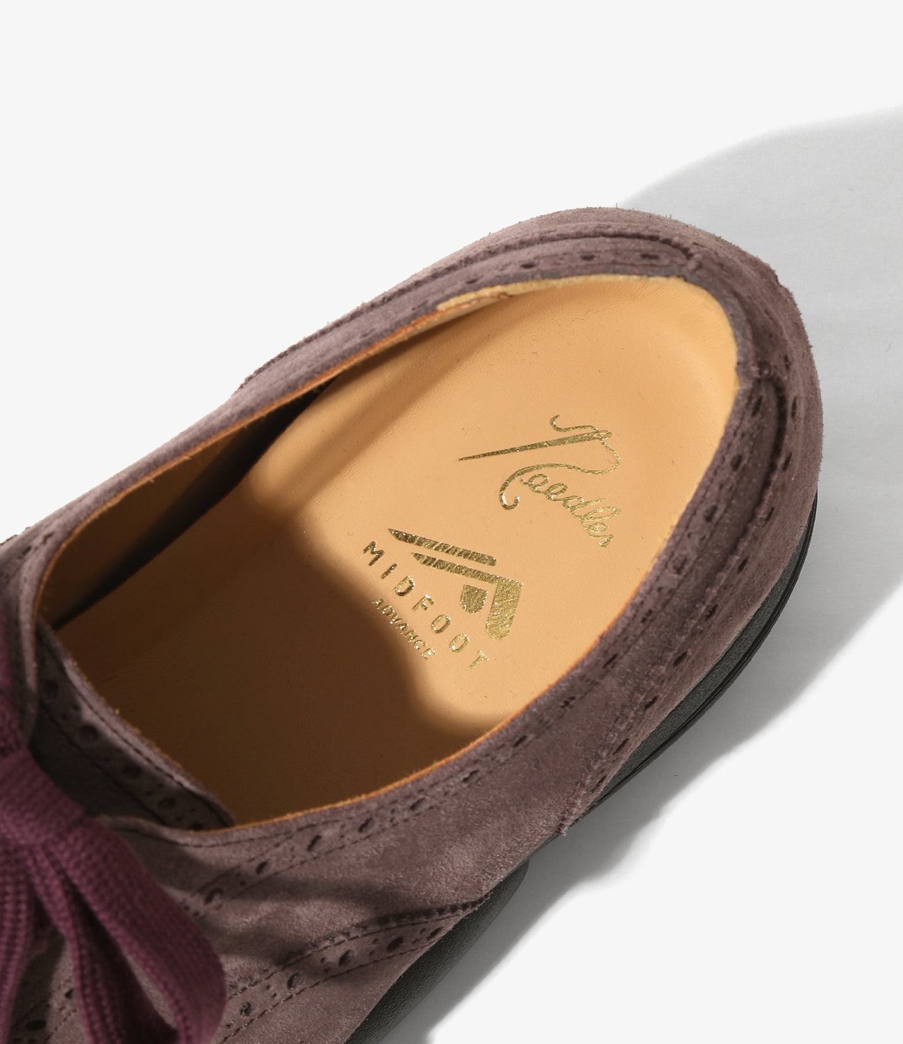 Wing Tip Shoes - Suede
