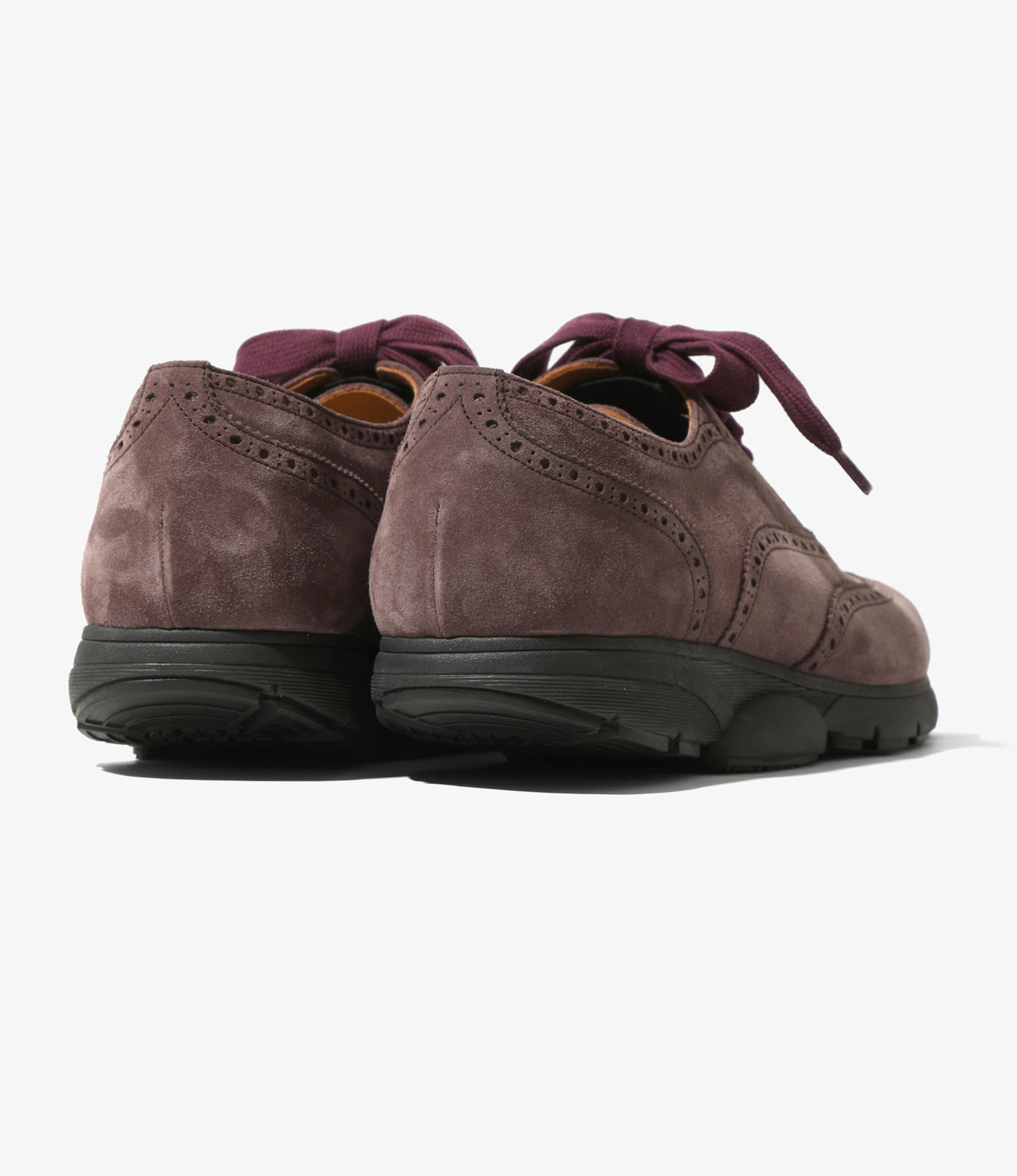 Wing Tip Shoes - Suede