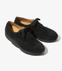 Wing Tip Shoes - Suede