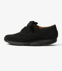 Wing Tip Shoes - Suede