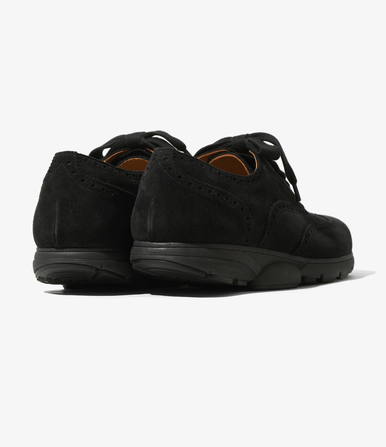 Wing Tip Shoes - Suede