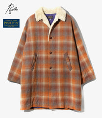〈NEEDLES〉x〈PENDLETON〉Shawl Collar Coat - Wool Plaid Melton