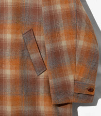 〈NEEDLES〉x〈PENDLETON〉Shawl Collar Coat - Wool Plaid Melton