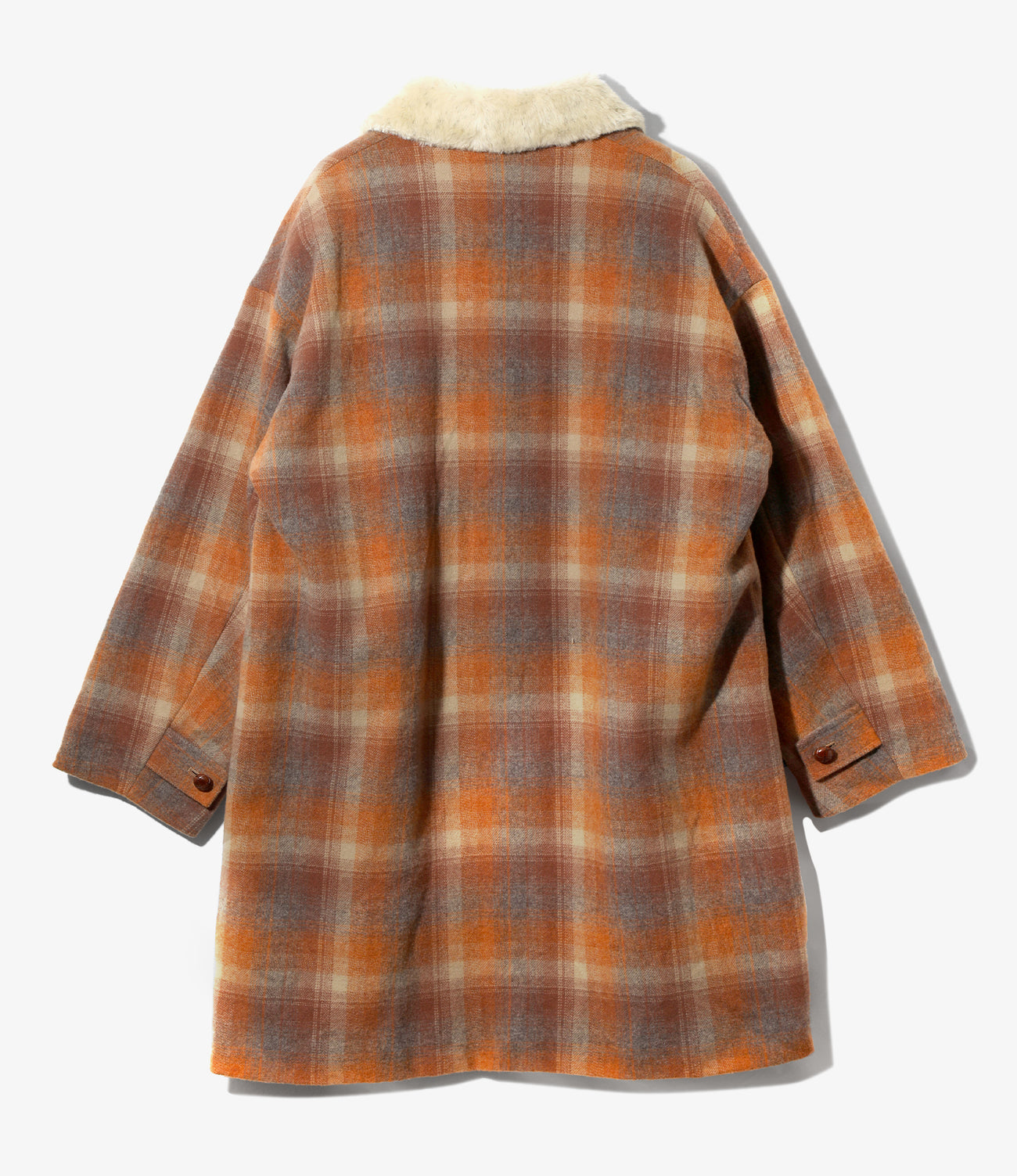 〈NEEDLES〉x〈PENDLETON〉Shawl Collar Coat - Wool Plaid Melton