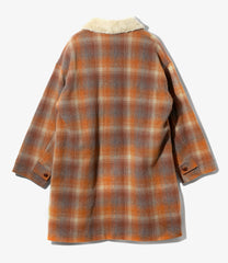 〈NEEDLES〉x〈PENDLETON〉Shawl Collar Coat - Wool Plaid Melton