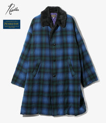 〈NEEDLES〉x〈PENDLETON〉Shawl Collar Coat - Wool Plaid Melton